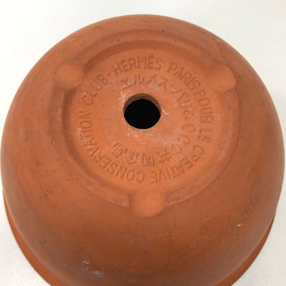 エルメス 植木鉢 1998年顧客ノベルティ オレンジ系 HERMES【AFI28】【中古】