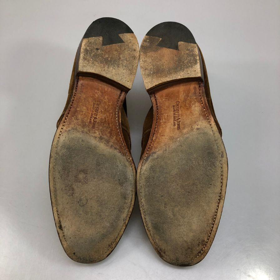 クロケット&ジョーンズ  SUB品 Chukka チャッカブーツ スエード メンズ ブラウン サイズUK6.5E Crockett & Jones 約25.0cm【AFD9】