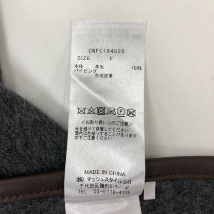 美品◆セルフォード ポンチョ グレー系 レディースサイズ F CELFORD 【AFB34】
