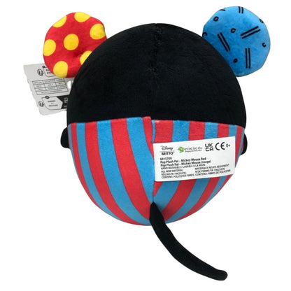 ディズニー ロメロ ブリット ぬいぐるみ ミッキー ポップパル レッド系 6015709 Disney by BRITTO【AFI23】【中古】