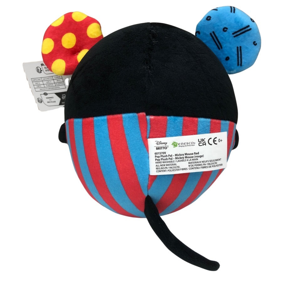 ディズニー ロメロ ブリット ぬいぐるみ ミッキー ポップパル レッド系 6015709 Disney by BRITTO【AFI22】【中古】