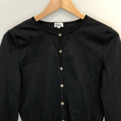 美品◆フォクシー ブティック カーディガン 19018 アセテート 薄手 ブラック レディース サイズ40 FOXEY BOUTIQUE 【AFB4】