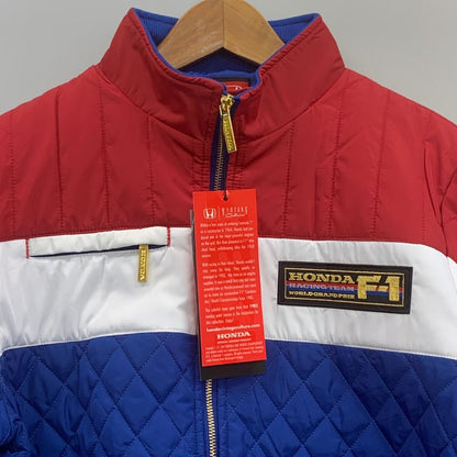 新品同様◆ホンダ F1 レーシングチーム 1983 キルティング ジャケット トリコカラー サイズM Honda Vintage Culture 【AFF24】