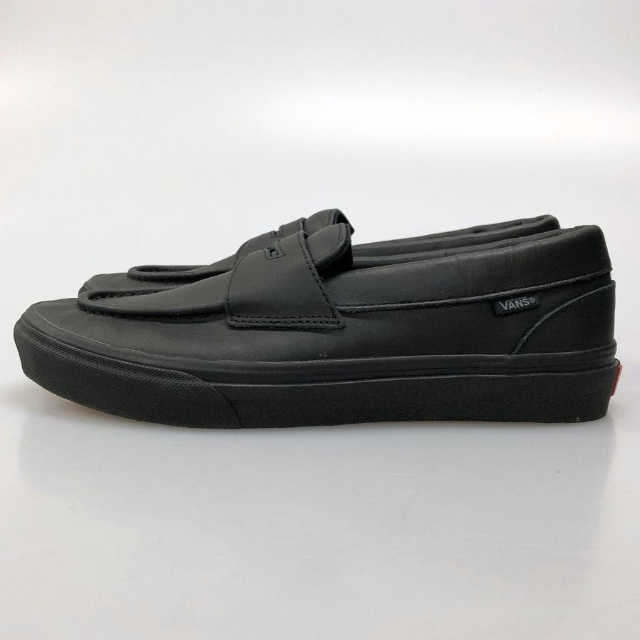 新品 VANS/27cm/バンズ ローファー レザー ブラック V196CF バンズ ローファー レザー ブラック メンズ サイズ27.5 V196CF