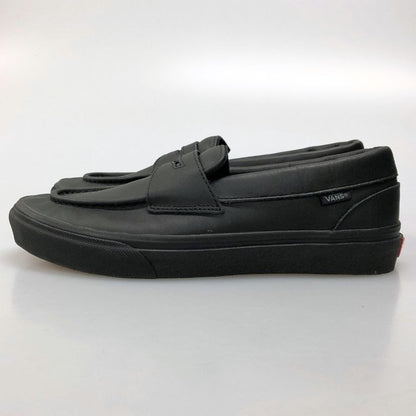 バンズ ローファー レザー ブラック メンズ サイズ27.5 V196CF VANS 約27.5cm【AFC8】