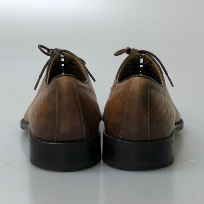 ジョージゴードン レザーシューズ ホールカット メンズ サイズ40 ブラウン GEORGE GORDEN 約25.0cm【PTM2】