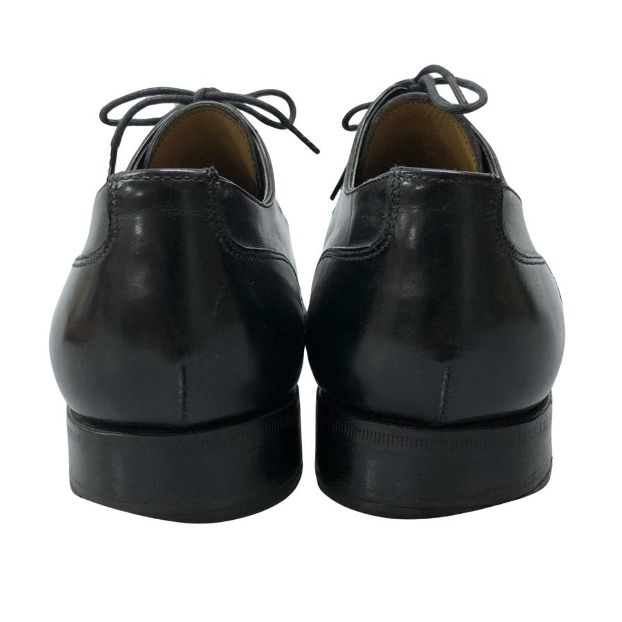 サントーニ レザーシューズ 51071 Uチップ メンズ サイズ6.5 ブラック Santoni 約26.5cm【AFC44】