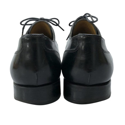 サントーニ レザーシューズ 51071 Uチップ メンズ サイズ6.5 ブラック Santoni 約26.5cm【AFC44】