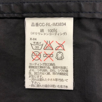 中古◆ポロ ラルフローレン ステンカラーコート ネイビー メンズ サイズM Polo Ralph Lauren 【AFB11】