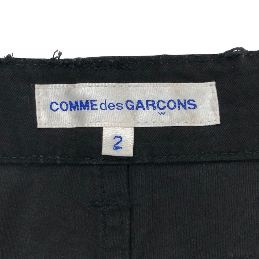 コムデギャルソン オム カーゴパンツ ブラック メンズ サイズ2 COMME des GARCONS HOMME 【AFB12】