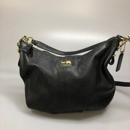 コーチ ショルダーバッグ マディソン ホーボー レザー ブラック レディース 15959 COACH【AFE5】