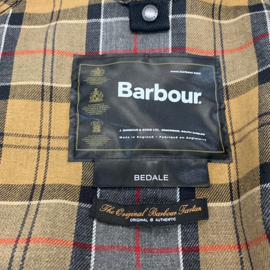 美品◆バブアー ジャケット ビデイル オイルド ネイビー メンズ サイズ38 Barbour BEDALE 【AFA20】