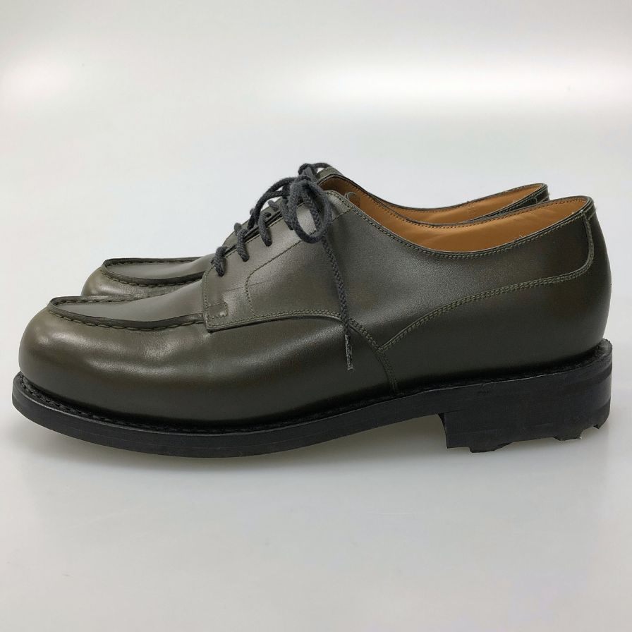 ジェイエムウエストン レザーシューズ Uチップ 641 ゴルフ ボックスカーフ グレー サイズ7E J.M.WESTON ビジネスシューズ 約25.5cm【LA】【中古】