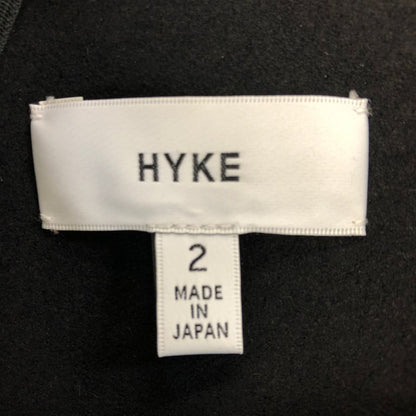 極美品◆ハイク ワンピース スエード風 ポリエステル素材 ブラック レディース サイズ2 HYKE 【AFB37】