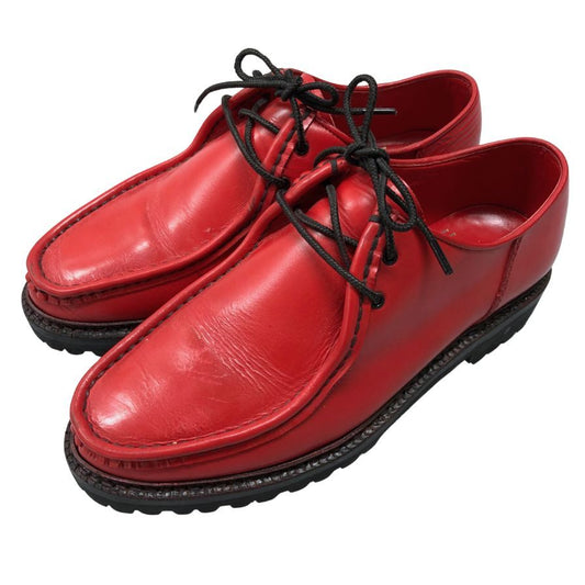 エヴィス 山根靴店 チロリアンシューズ レザー 2006 サイズ26.5 メンズ レッド EVISU YAMANE SHOES 約26.5cm【AFC35】