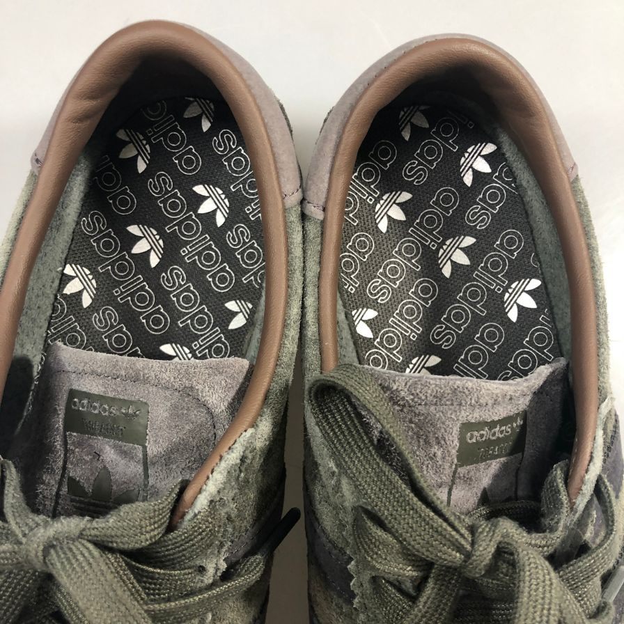 アディダス ローカットスニーカー タバコ for ジャーナルスタンダード スエード グレー メンズ サイズ26cm HQ9177 ADIDAS TOBACCO FOR JOURNAL STANDARD 約26.0cm【AFC1】