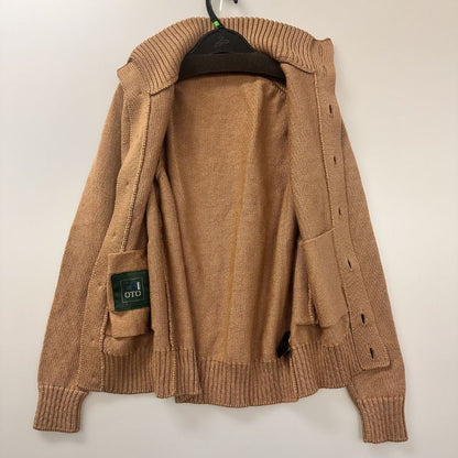 美品◆ザノーネ キョート カーディガン ベージュ サイズ44 メンズ ZANONE CHOTO 【AFB27】