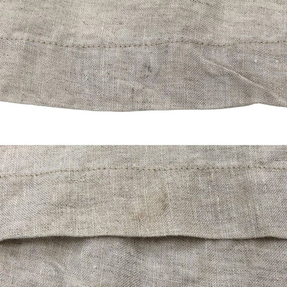 美品◆無印良品 良品計画 麻100% ノースリーブワンピース リネンワンピース レディース サイズフリー ベージュ 【AFB40】