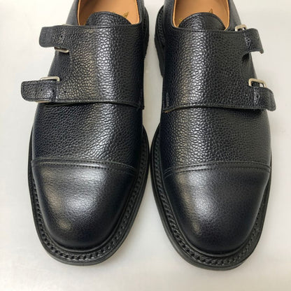 マーク マクナイリー  シボレザー ダブルモンク ブラック サイズ6 メンズ MARK MCNAIRY 約25.0cm【AFD6】