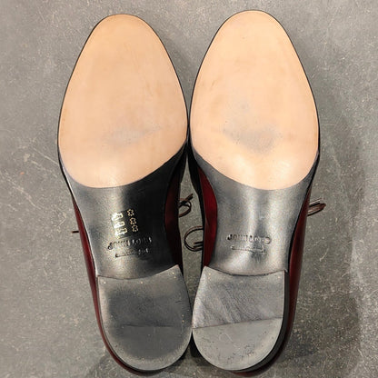 ジョンロブ レザーシューズ フォーウィ 2015イヤーモデル カーフ ブラック UK11E メンズ 革靴 JOHN LOBB FOWEY CALF ビジネスシューズ 約29.5cm【LA】【中古】