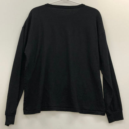 中古◆シンヤ ロングスリーブ カットソー 日本製 ウール100% メンズ サイズ3 ブラック SHINYA 【AFB19】
