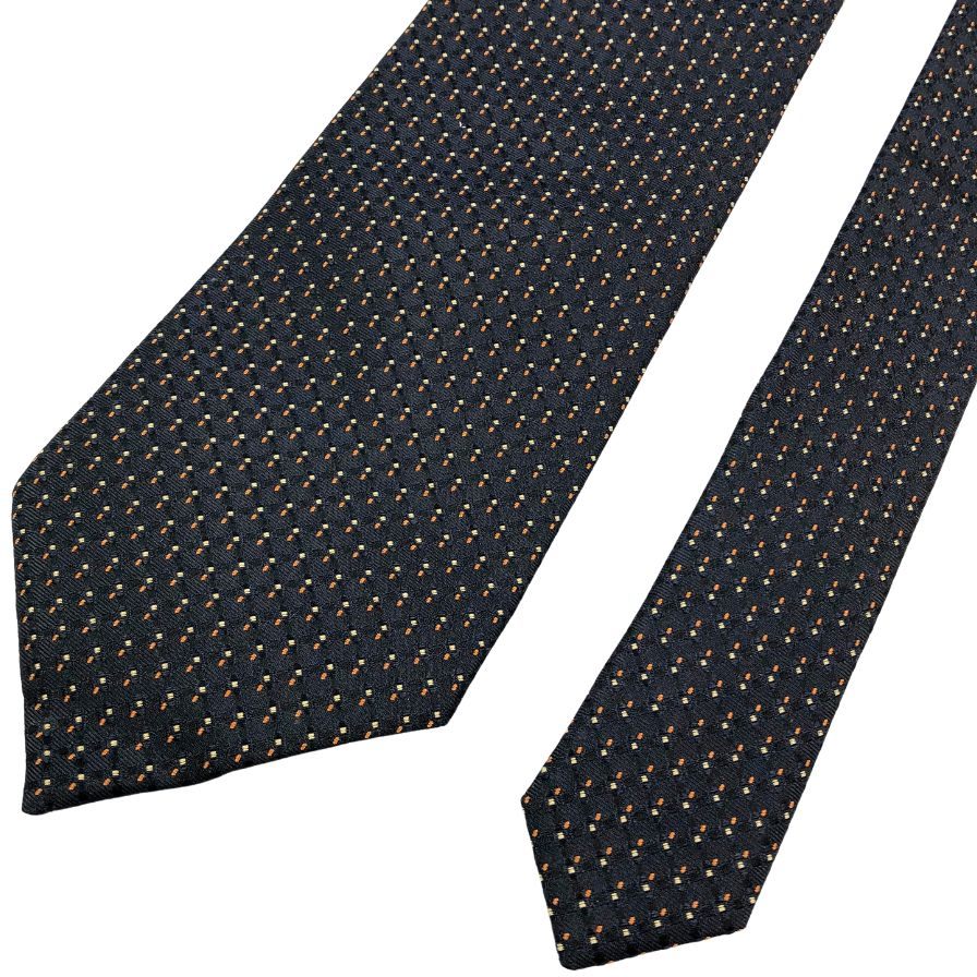 カンサイ ヤマモト オム ネクタイ ジャガード 総柄 シルク ダービータイ グレー KANSAI YAMAMOTO HOMME【AFI20】