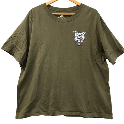 美品◆ナイキ 半袖Tシャツ SB M90 SKATE CHAR グリーン メンズ サイズXXL NIKE 【AFB3】