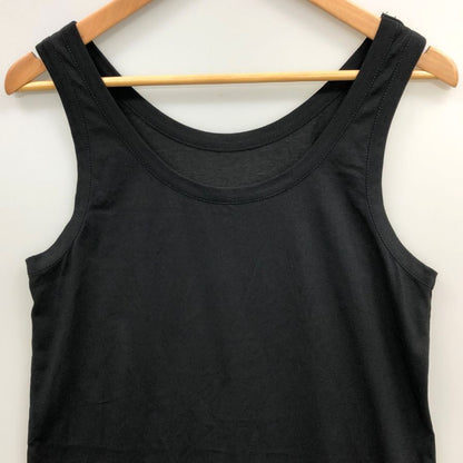 美品◆オットダム ワンピース ノースリーブ コットン イタリア製 ブラック レディース サイズ36 ottod ame 【AFB34】