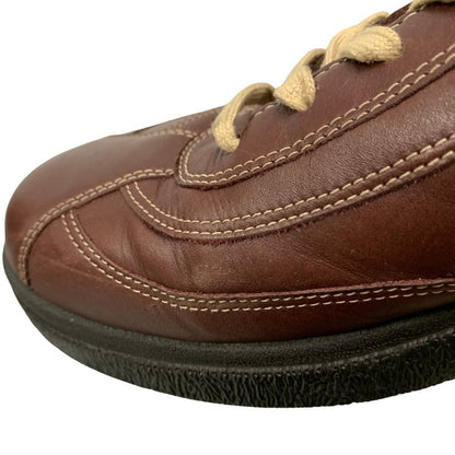 エコー レザースニーカー 5444 ブラウン サイズ27EEE ecco 約27.0cm【AFC43】