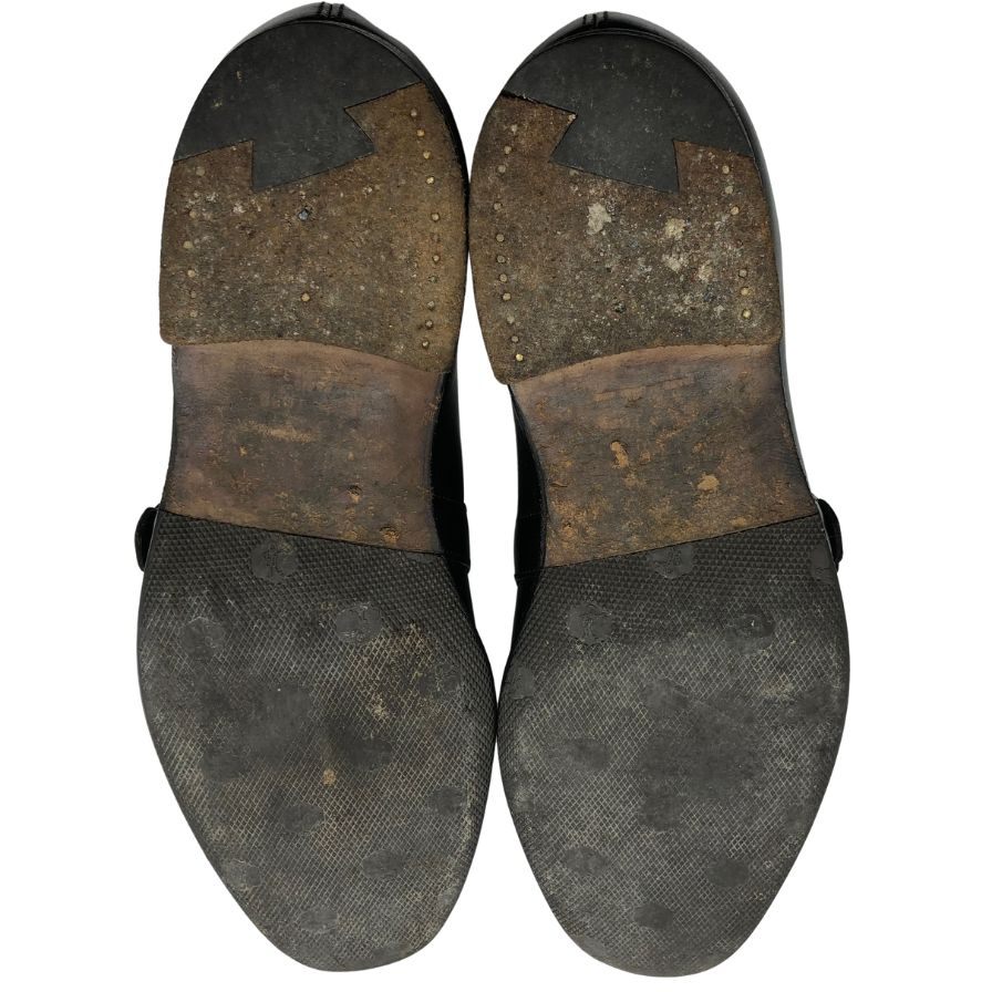 ジョンロブ ローファー モンクストラップ Uチップ メンズ ブラック サイズUK5.5 JOHN LOBB ローファー 約24.0cm【LA】【中古】