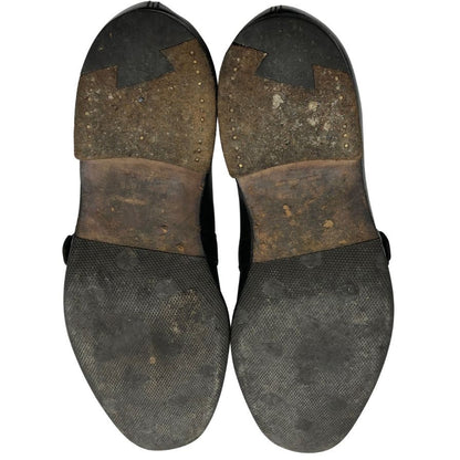 ジョンロブ ローファー モンクストラップ Uチップ メンズ ブラック サイズUK5.5 JOHN LOBB ローファー 約24.0cm【LA】【中古】