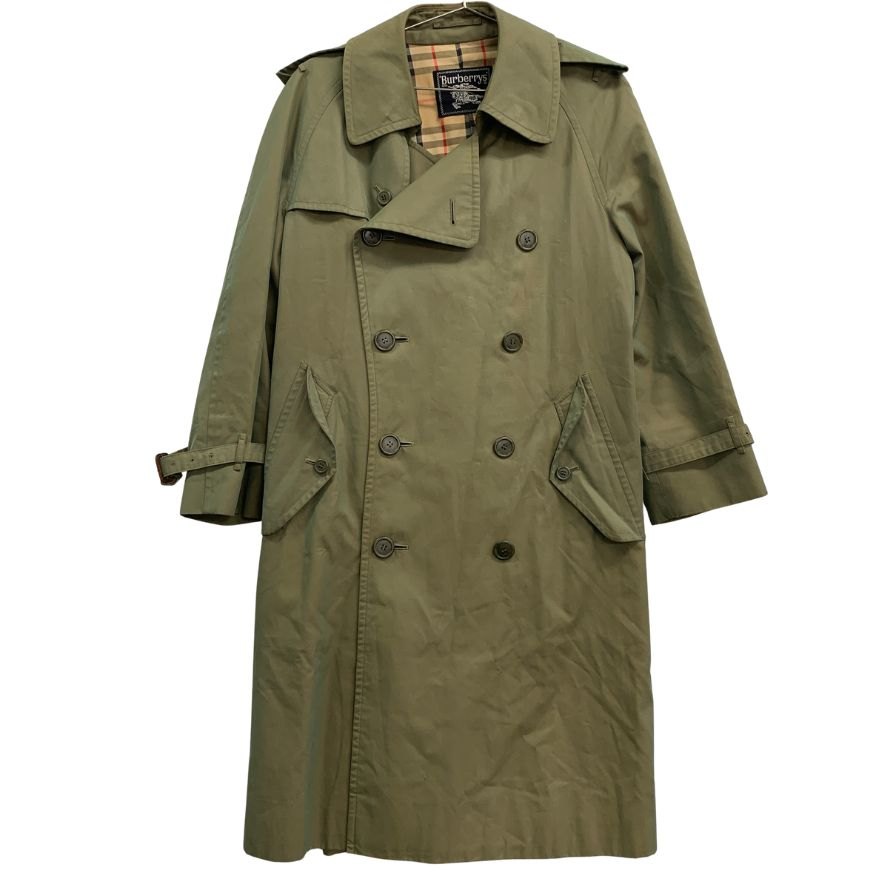中古■バーバリー トレンチコート 90 旧タグ 玉虫色 メンズ サイズM Burberry 【AFA24】