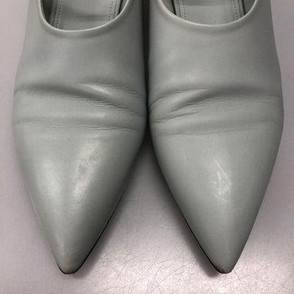 ジルサンダー アンクルリング パンプス レディース サイズ40 ライトブルー JIL SANDER 約26.0cm【AFD5】