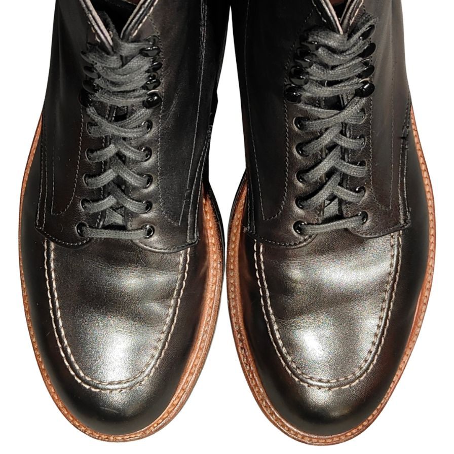 オールデン レザーブーツ 401 オースティンベンズ ブラック サイズUS9D ALDEN ビジネスシューズ 約27.0cm【LA】【中古】
