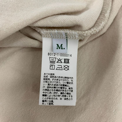 極美品◆カリフォルニア ジェネラル ストア CGS. 長袖Tシャツ ロゴ刺繍 ベージュ メンズ サイズM California General Store 【AFB47】