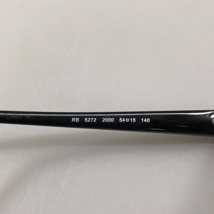 レイバン アイウェア スクエア ブラック RB5272 2000 メンズ 54□15 140 Ray-Ban【AFI14】