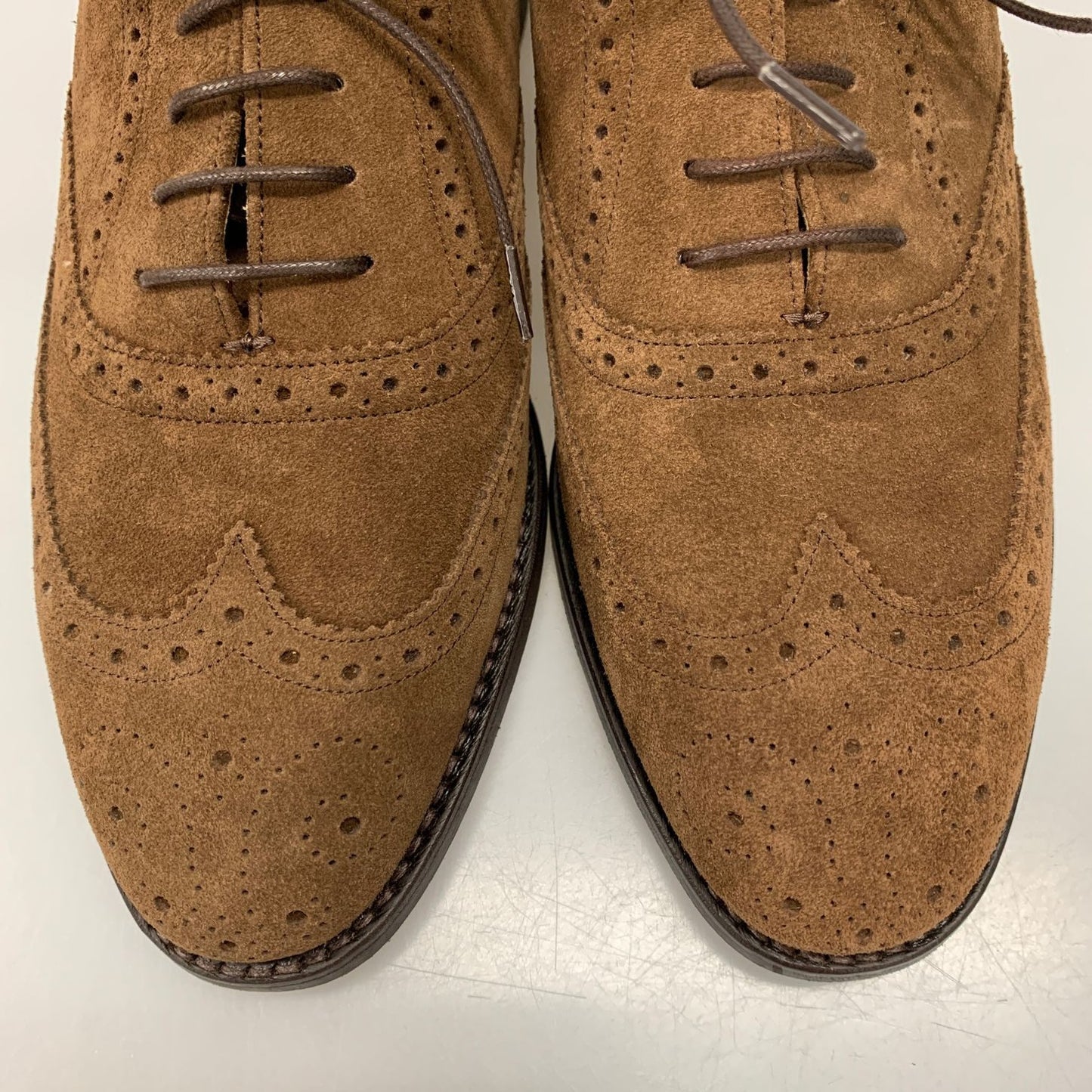 ロイドフットウェア レザーシューズ 2826ER04 ウイングチップ スエード メンズ サイズ8 ブラウン系 Lloyd Footwear 約26.5cm【AFD12】