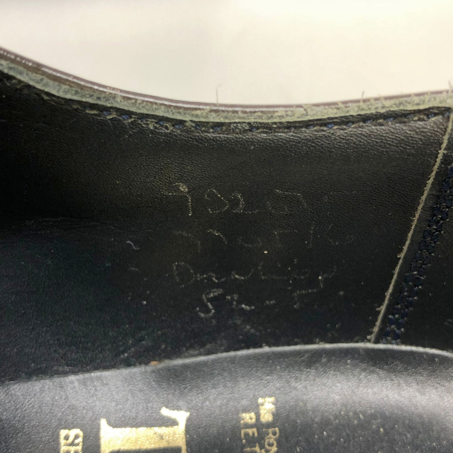 トリッカーズ ダンロップ メンズ サイズ 5ハーフ ブラック Trickers DUNLOP 約24.5cm【AFD13】