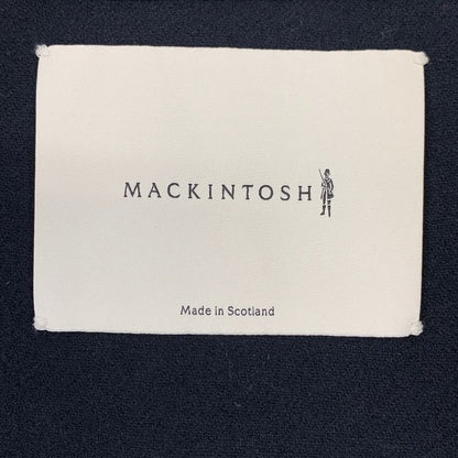 極美品◆マッキントッシュ ダンケルド ゴム引きコート サイズ38 メンズ ネイビー  MACKINTOSH 【AFA22】