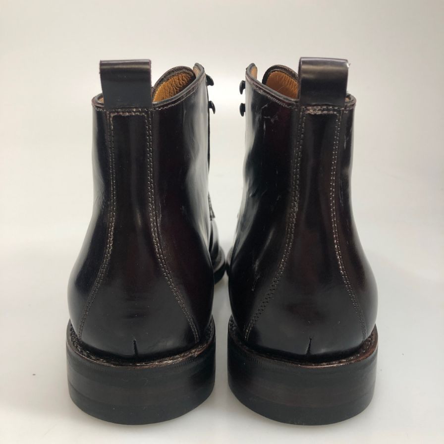ジャランスリワヤ タンカーブーツ Uチップ 98365 1663 ブラウン メンズ 7ハーフ Jalan Sriwijaya ビジネスシューズ 約26.0cm【LA】【中古】