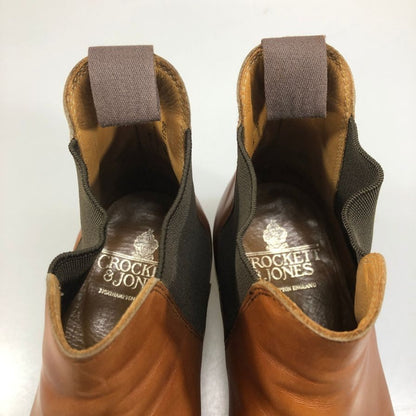 クロケット＆ジョーンズ チェルシー サイドゴアブーツ メンズ  ブラウン サイズUK6.5E  Crockett & Jones ブーツ 約26.0cm【LA】【中古】