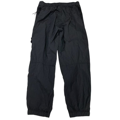 ストーンアイランド サイドロゴ ナイロン トレーニングパンツ 811530919 メンズ サイズ30 ブラック STONE ISLAND 【AFB6】