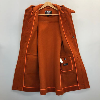 インバーティア ジョシュアエリス社製ウール ダッフルコート イングランド製 メンズ サイズ36 オレンジ INVERTERE Joshua Ellis【LA】