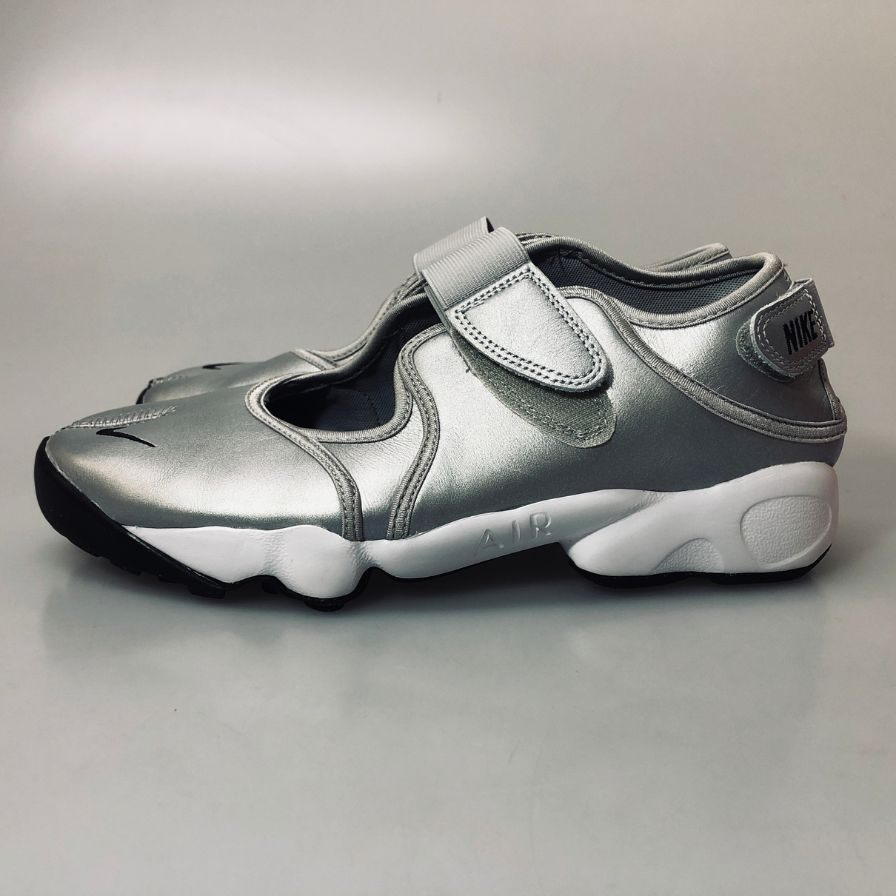 ナイキ ローカットスニーカー エアリフト レザー シルバー レディース サイズ29cm HM5737ｰ003 NIKE 約29.0cm【AFD7】