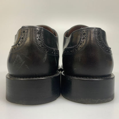 フラテッリロセッティ レザーシューズ シングル モンクストラップ ウイングチップ メンズ ブラック サイズ6 FRATELLI ROSSETTI 約24.5cm【AFC40】