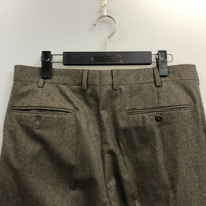 エルメネジルド ゼニア パンツ ウール SUPER100’S ダークブラウン サイズ48 Ermenegildo Zegna 【AFB19】