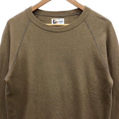 中古◆フェルコ スウェットトレーナー ラグランスリーブ ブラウン サイズS メンズ felco made in japan 【AFB16】