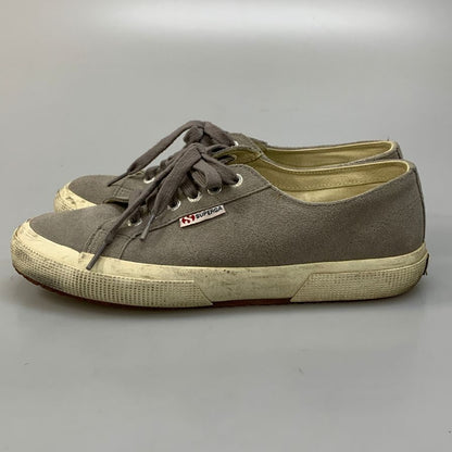 スペルガ スニーカー スエード メンズ グレー サイズ41 SUPERGA 約26.0cm【AFC40】