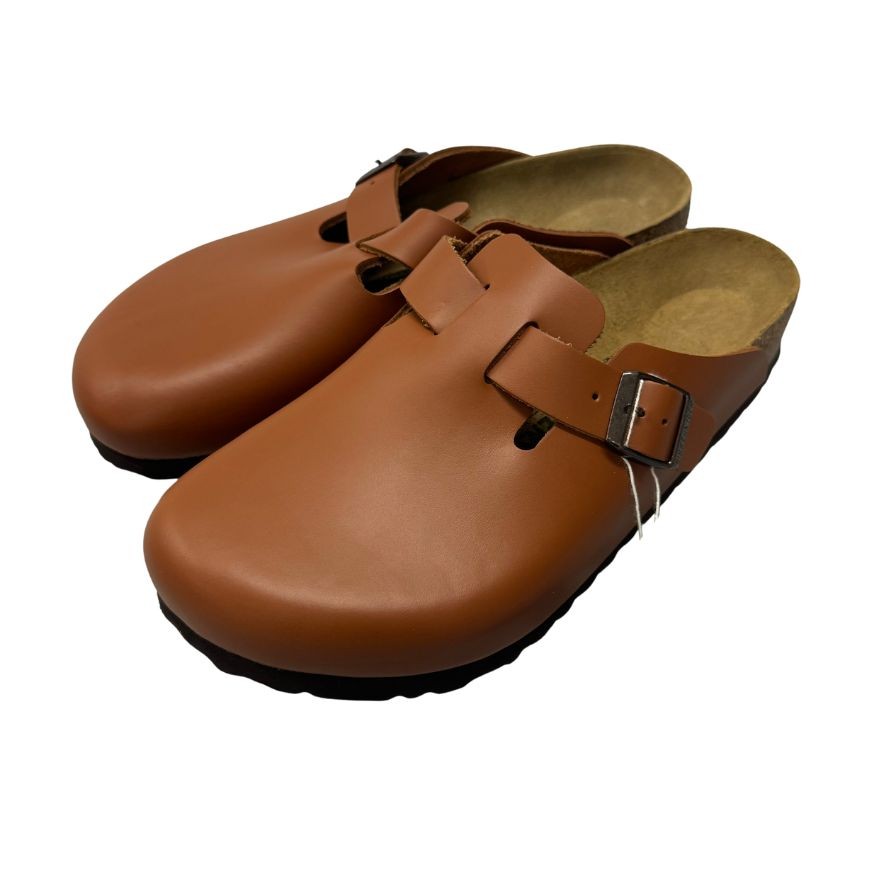 ビルケンシュトック サンダル ボストン レザー サイズ40 メンズ ブラウン系 BIRKENSTOCK 約24.5cm【AFD1】