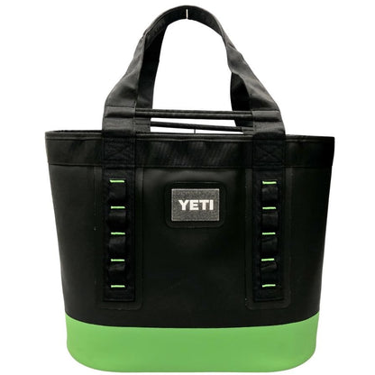 イエティ トートバッグ PVC 防水 手持ち バッグ 2トーン ブラック グリーン YETI CAMINO 35【AFE8】